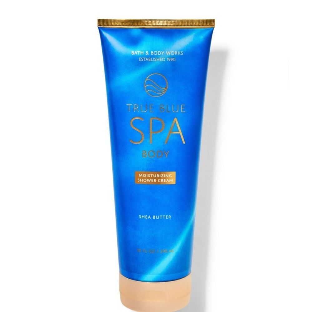 Bath & Body Works True Blue Spa Moisturizing Shower Cream Shea Butter 10 oz